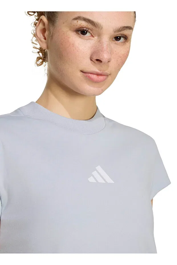 Женская футболка с длинным рукавом Adidas, Gray — фото 4