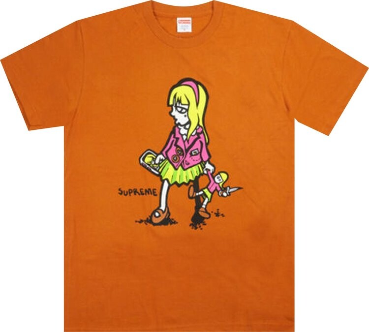 

Футболка Supreme Suzie Switchblade Tee 'Rust', оранжевый