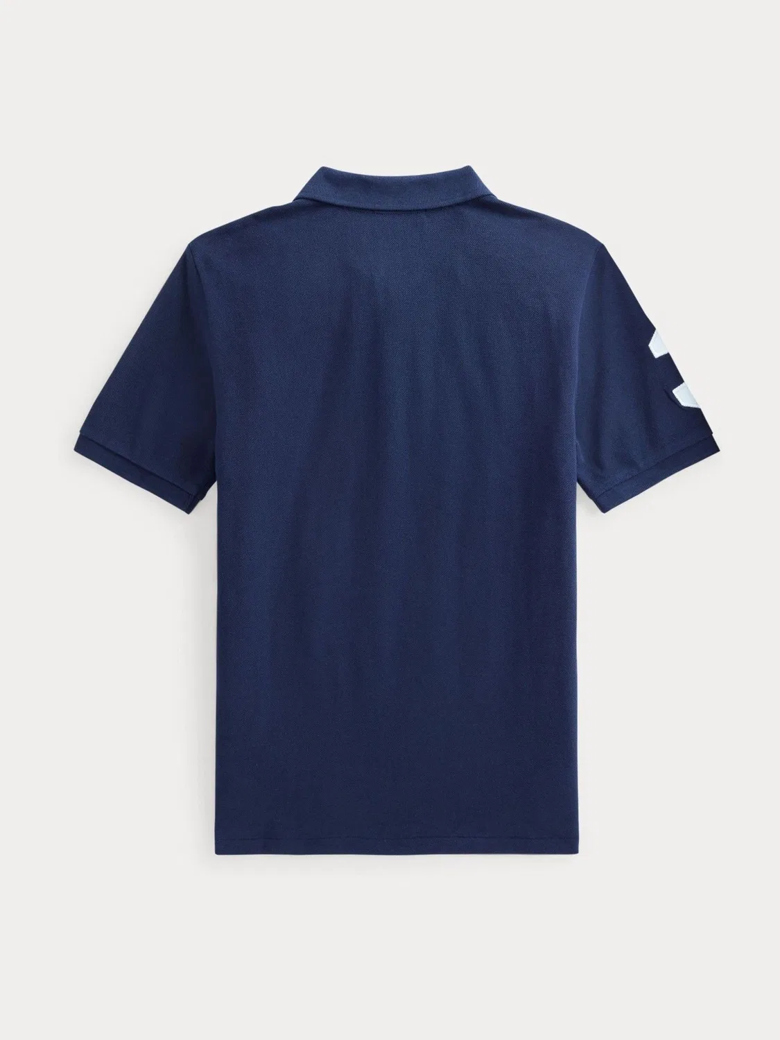 Поло, Slim Fit Polo Ralph Lauren, темно-синий — фото 4