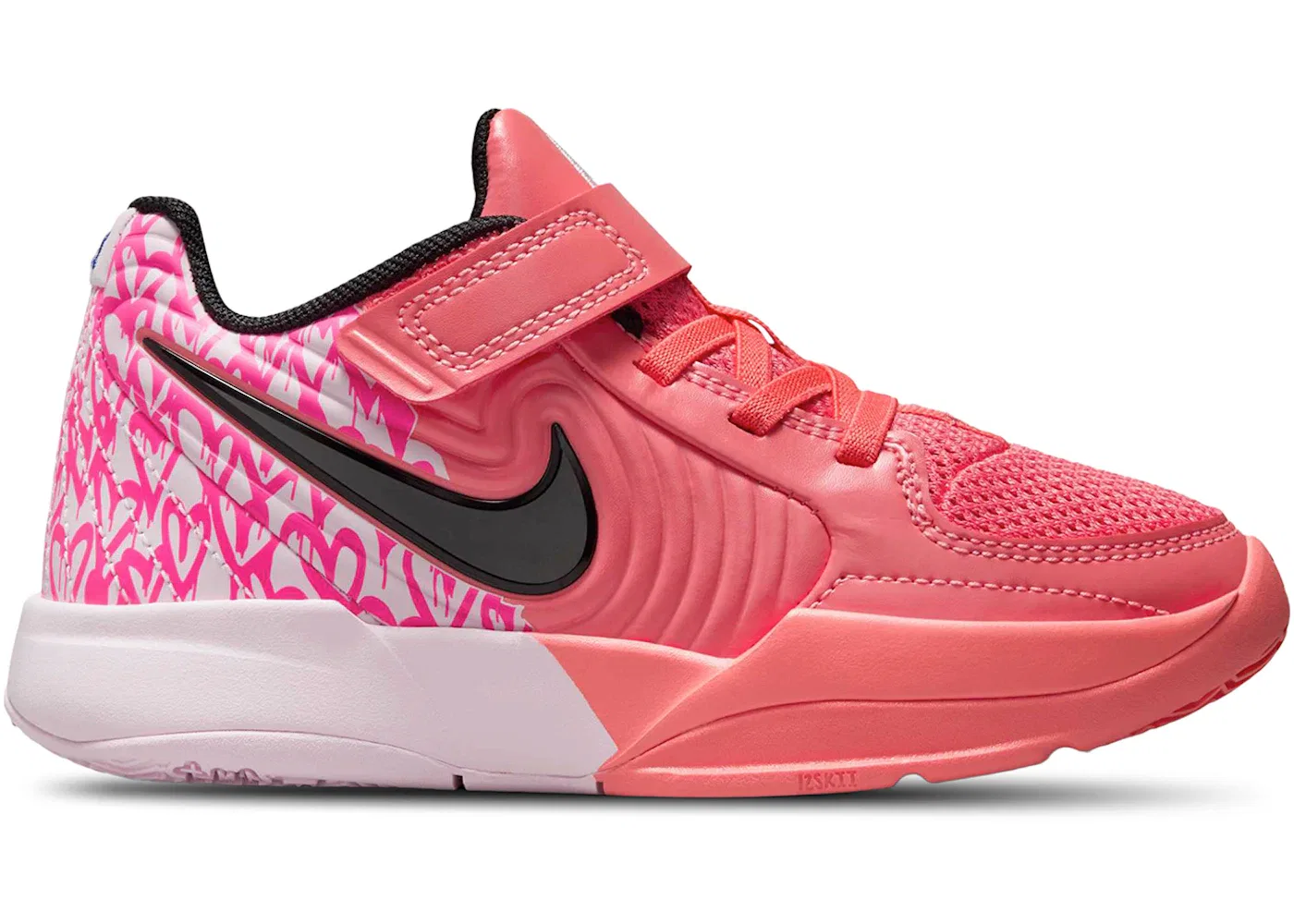 Детские кроссовки с длинным шнурком Nike Ja 2 Nike, Magic Ember/Iron Grey/Pink Foam/Deep Night/Black/Hyper Pink