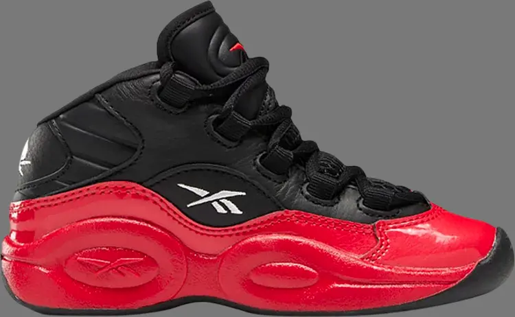 

Кроссовки question mid ps 'street sleigh' Reebok, черный