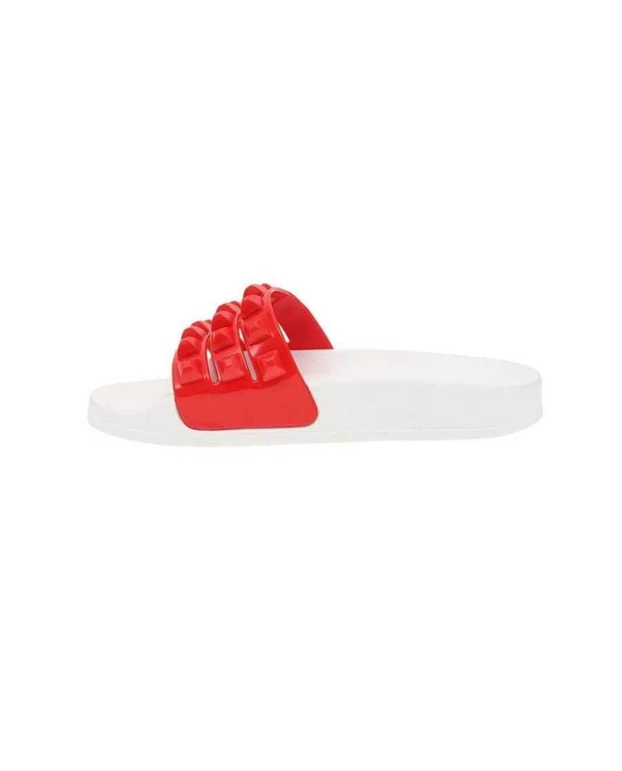 Детские сандалии-слайды с рисунком Borchia, модель Mini Carmen CARMEN SOL, Red — фото 2