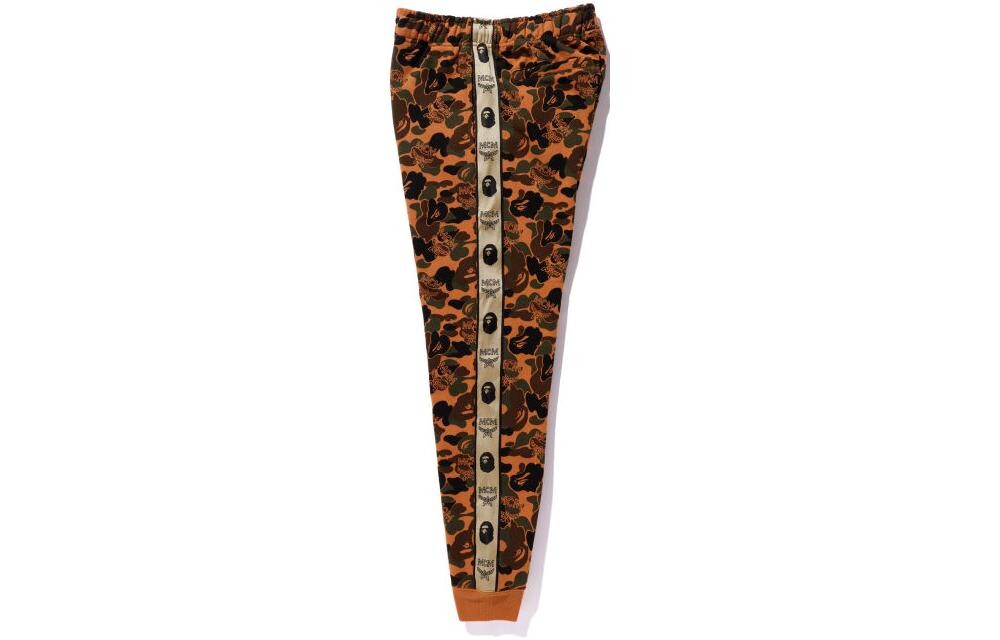 Mcm X BAPE X MCM Повседневные брюки женские красно-коричневые A Bathing Ape — фото 3