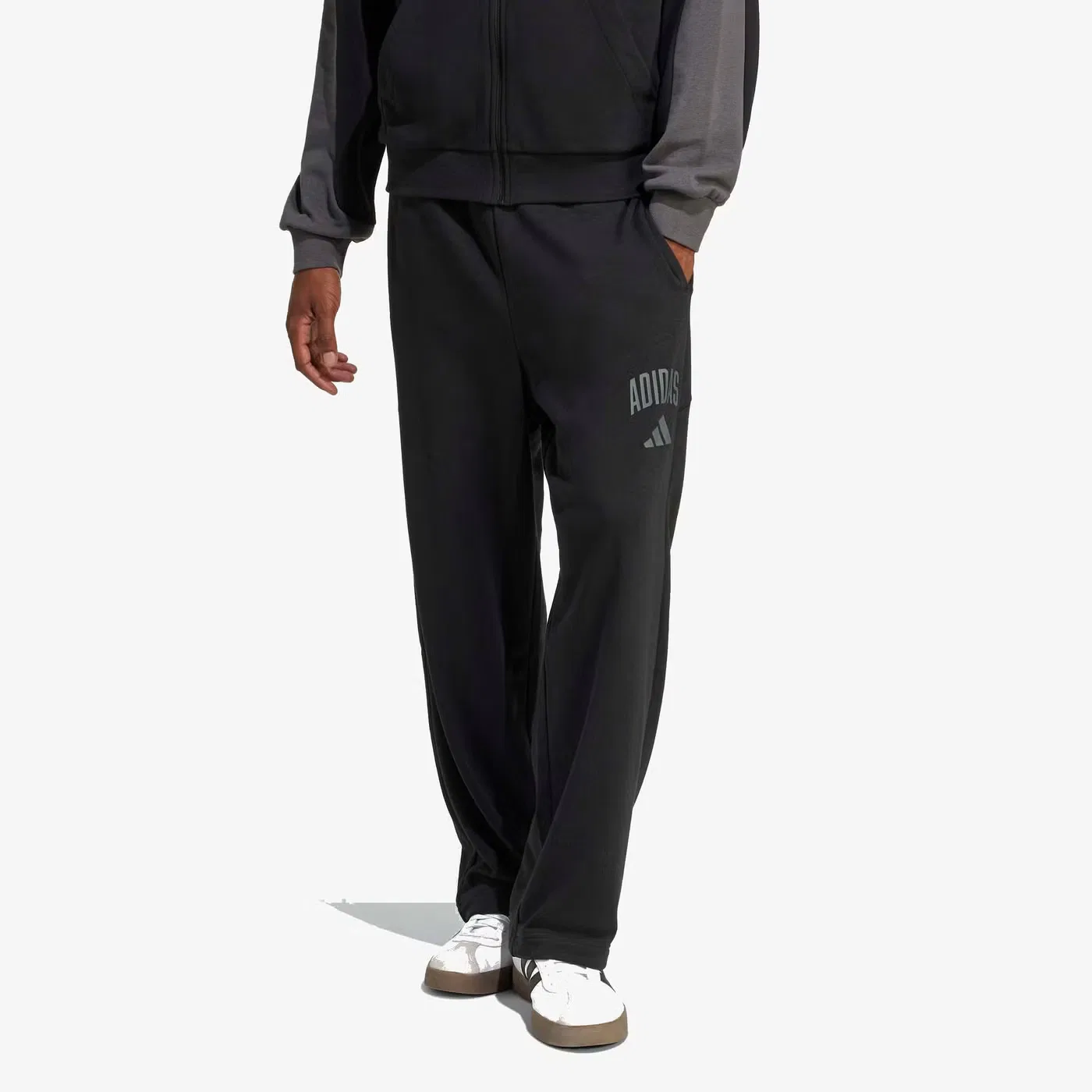 Джоггеры из футера Collegiate Adidas, черный — фото 2