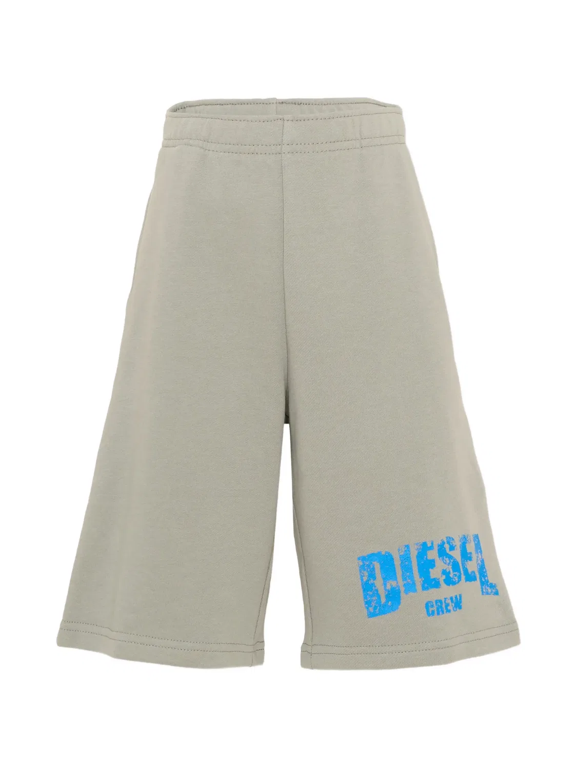 Шорты хлопковые зеленые Diesel, зеленый