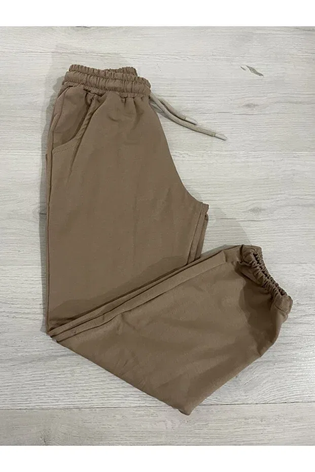 Детские спортивные штаны для мальчиков с эластичным манжетом Butika, Beige — фото 4
