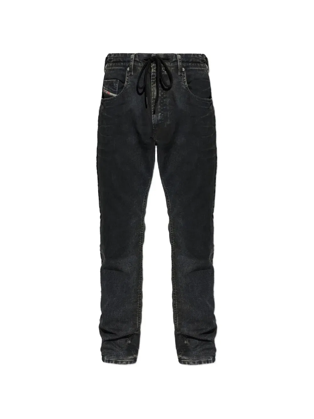 Джинсы Diesel D-Krooley-B Jogg на шнурке, черный