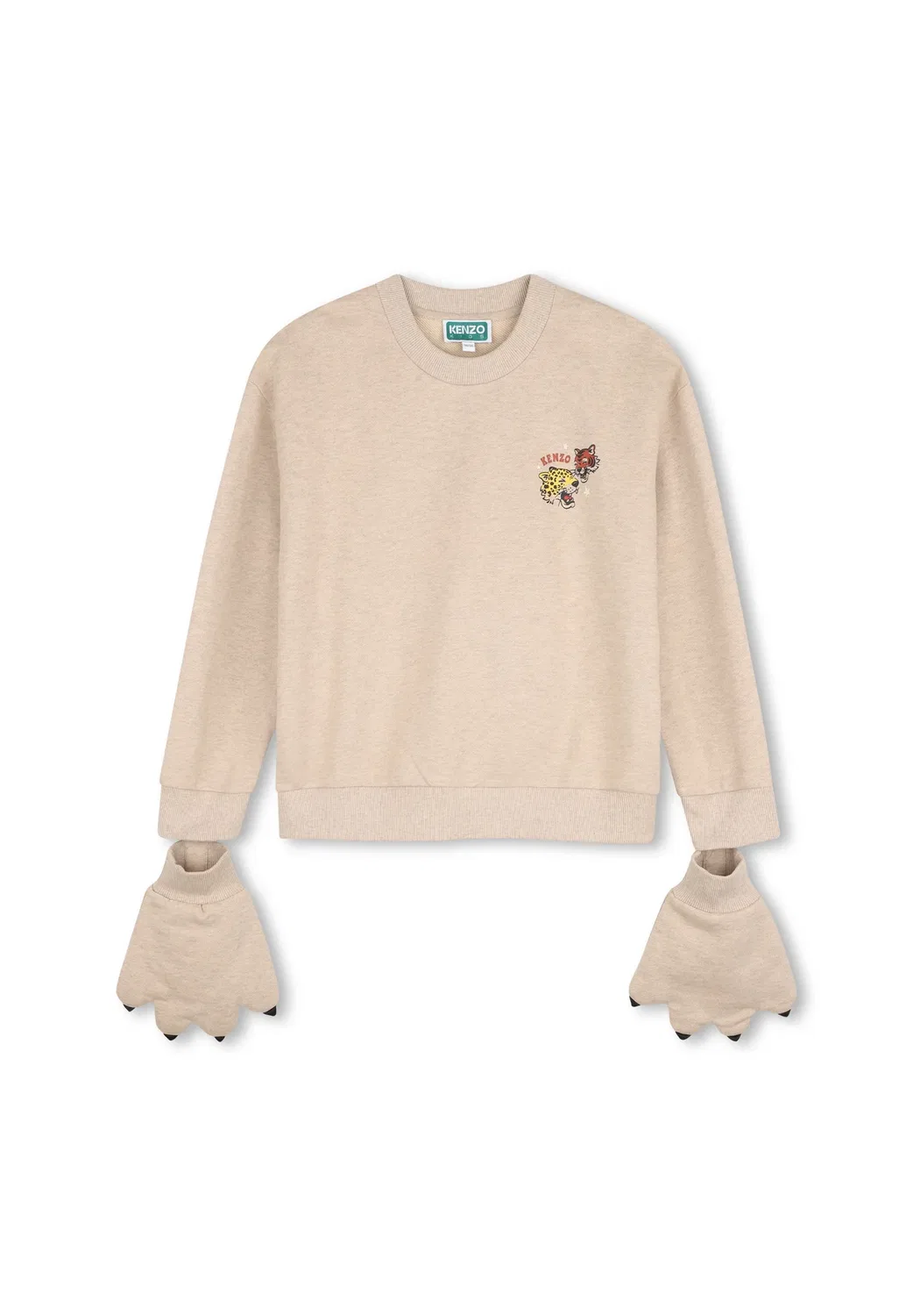 Sweat à manches longues - толстовка Kenzo Kids, Biscuit