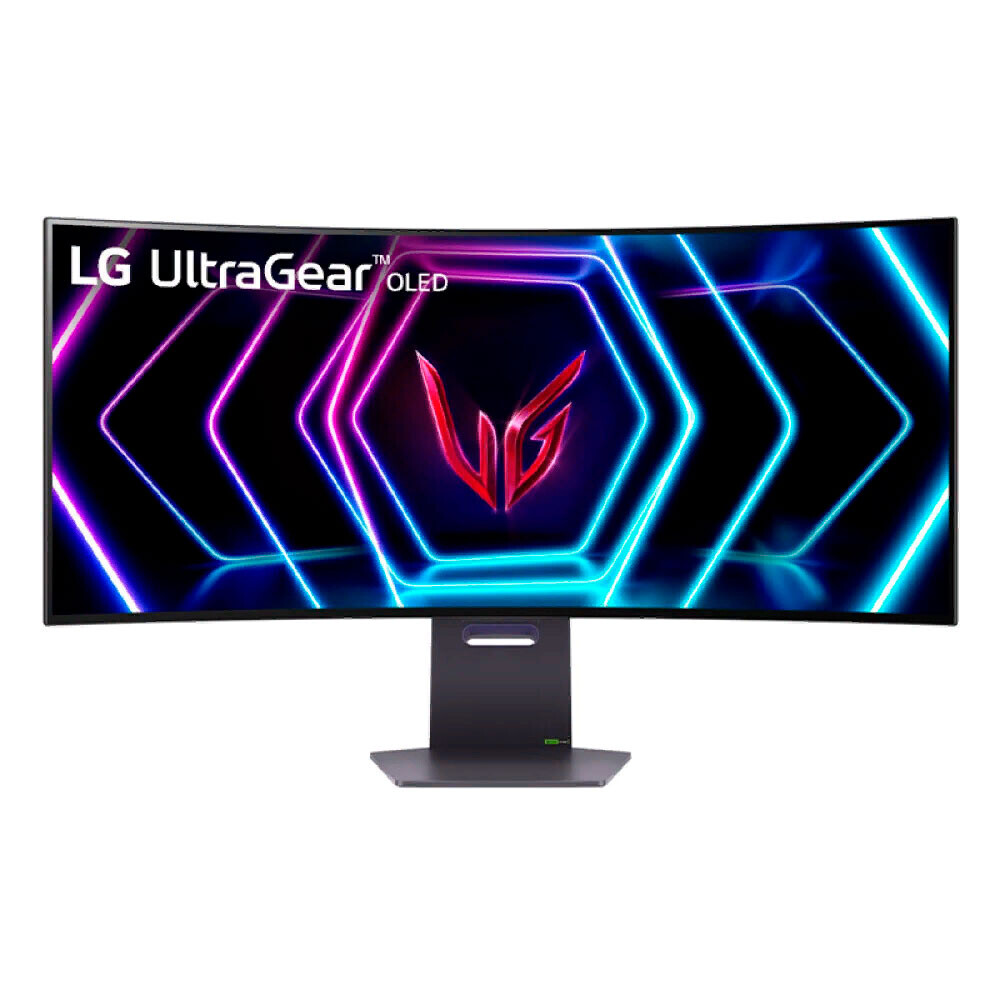 

Игровой изогнутый монитор LG UltraGear 34GS95QE, 33.9", 3440х1440, OLED, 240 Гц, чёрный