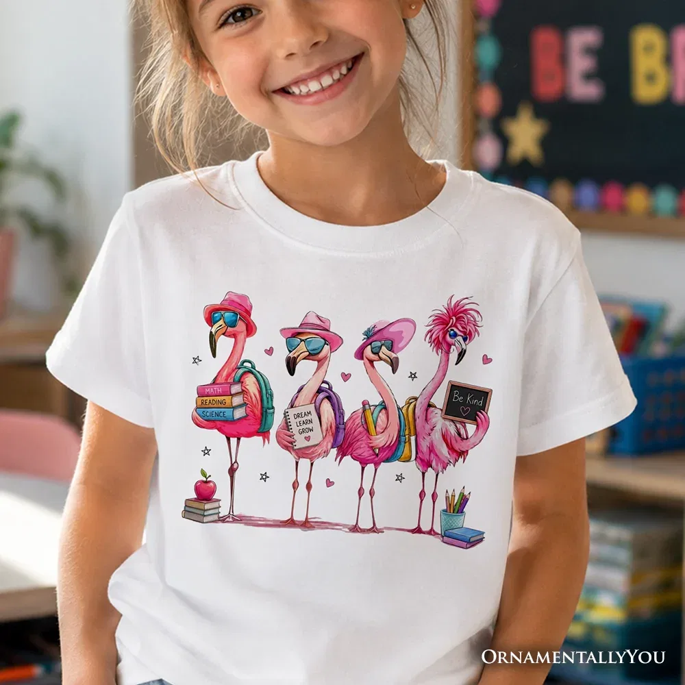 Детская футболка для мальчиков с принтом Back to School Graphic Tee OrnamentallyYou, White