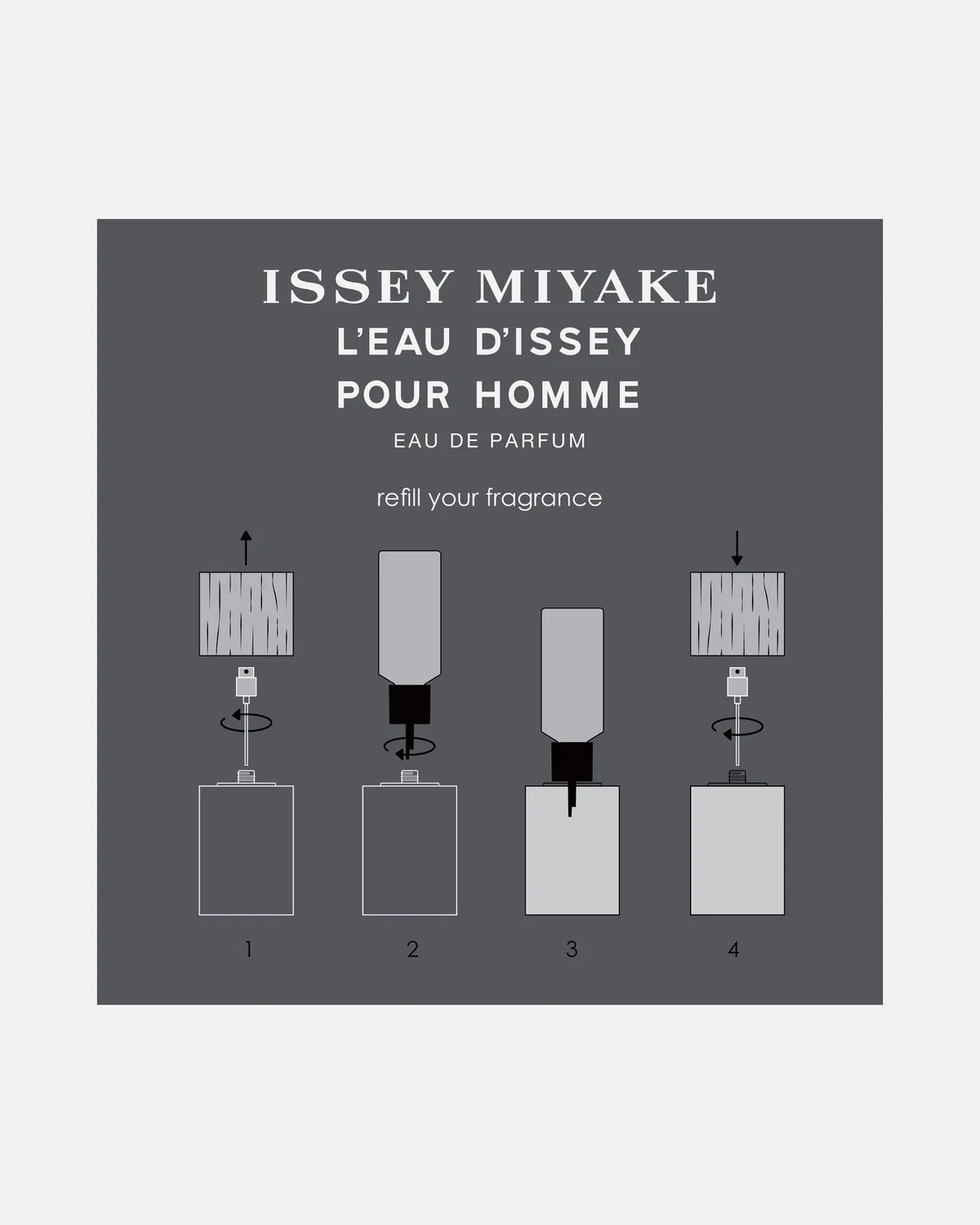 Парфюм l'eau d'issey pour homme intense refill Issey Miyake, 150 Ml - Refill — фото 4