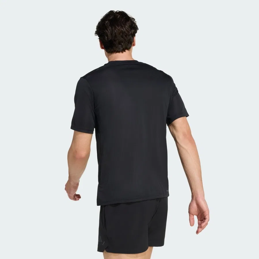 Футболка с коротким рукавом Workout Essentials Base Adidas Performance, Черный — фото 2