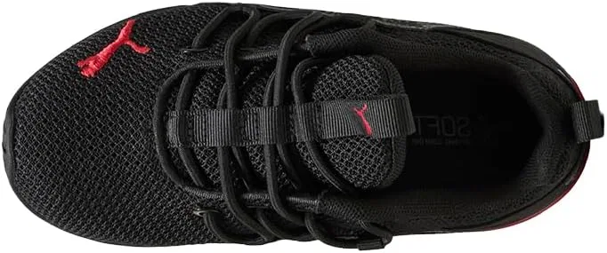 Детские кроссовки для мальчиков с принтом Axelion Gradient Fade PUMA, Black — фото 4