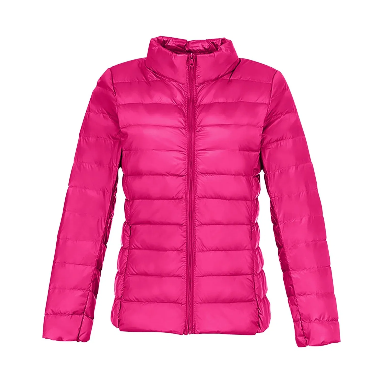 Женская куртка с утеплителем, стеганая, водонепроницаемая, Hot Pink — фото 3