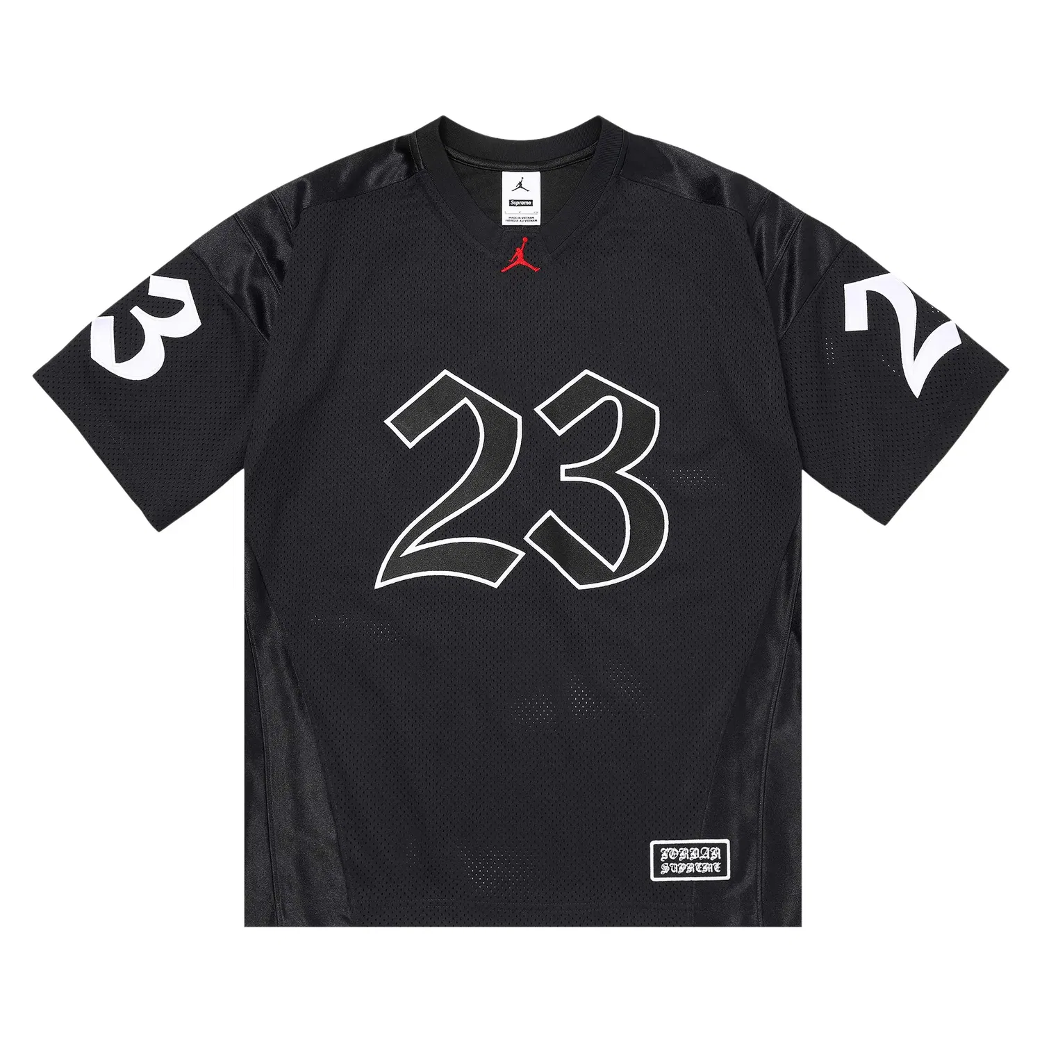 Футболка Supreme x Jordan Warm Up Jersey, черный