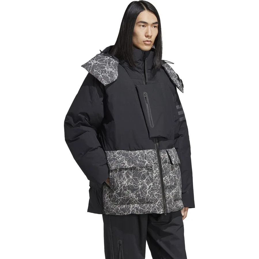 Мужская куртка для активного отдыха Xpl Aw Jkt adidas, Черный — фото 3