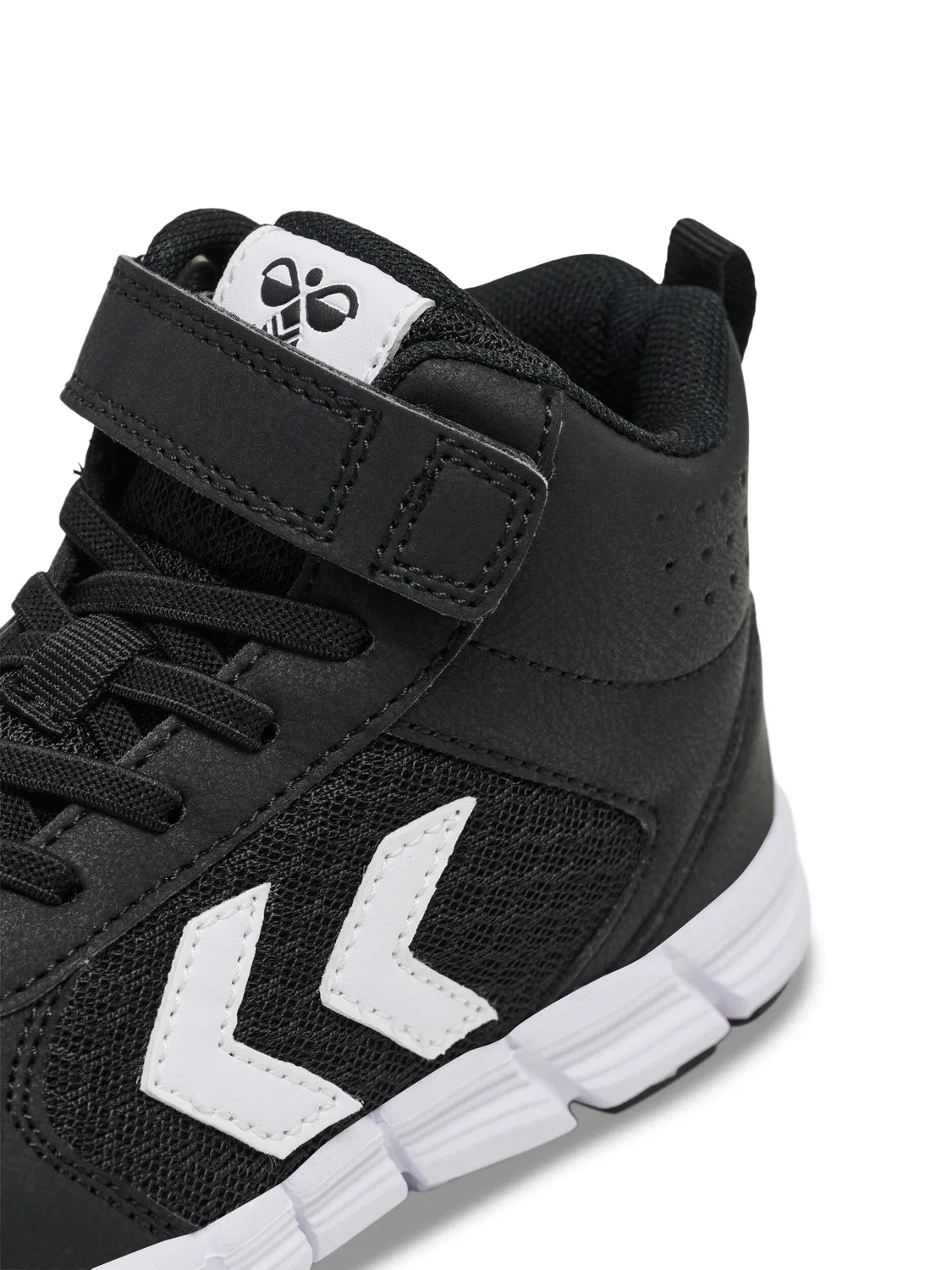 Детские кроссовки с эластичными шнурками Speed Mid Hummel, Schwarz — фото 3