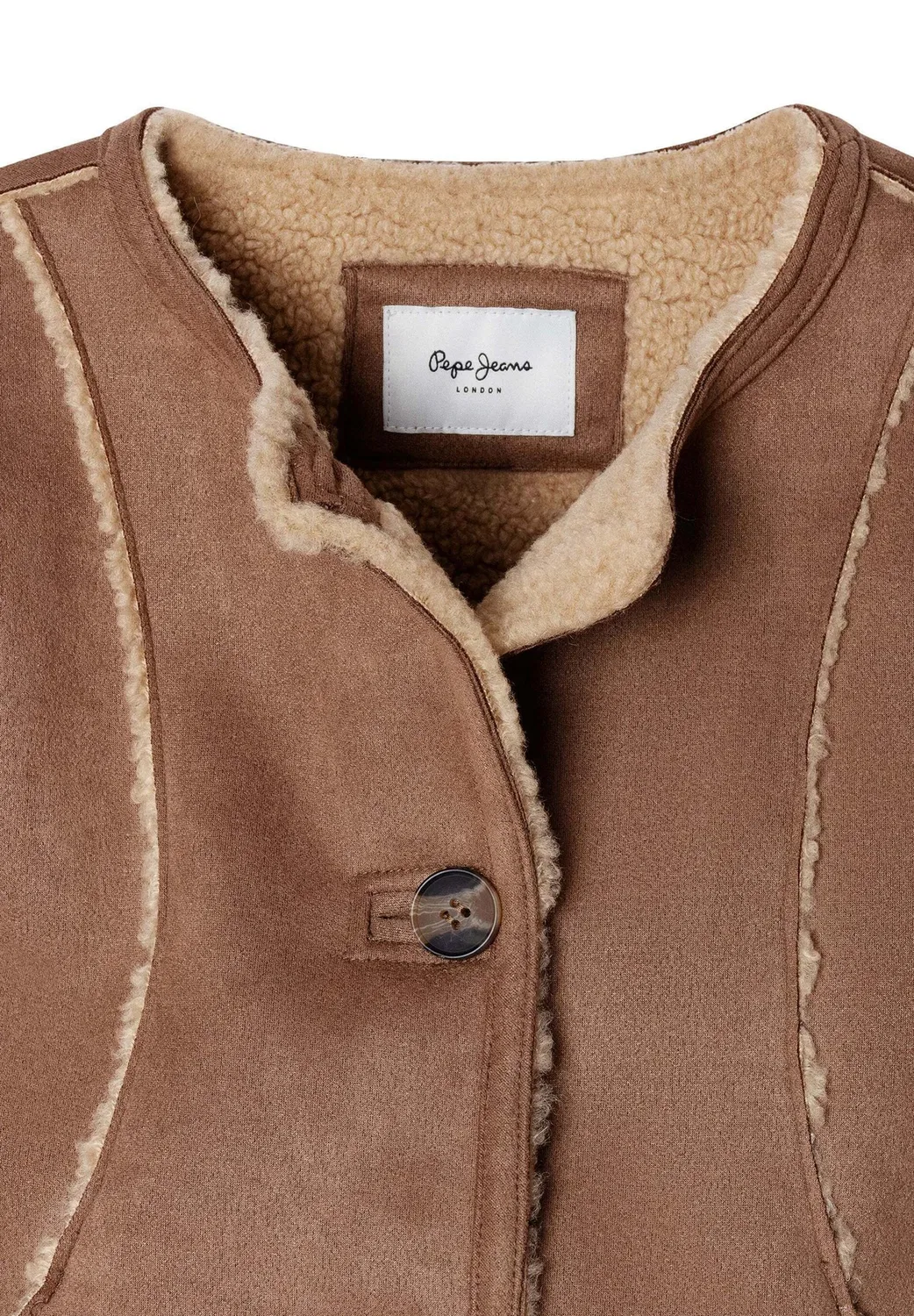Зимняя куртка Кристен - легкая куртка Pepe Jeans, Earth Brown — фото 3