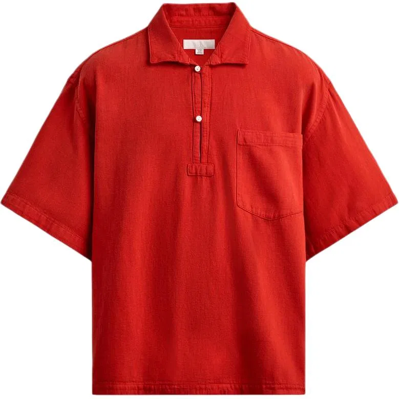 Мужское поло с коротким рукавом ZARA, Red