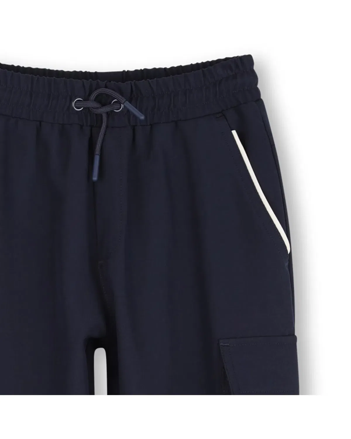 Детские чиносы для мальчиков свободного кроя BOSS Kidswear, Azul Marino — фото 2