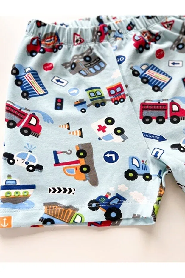 Детские шорты для девочек хлопковые Key Kids, Blue — фото 2
