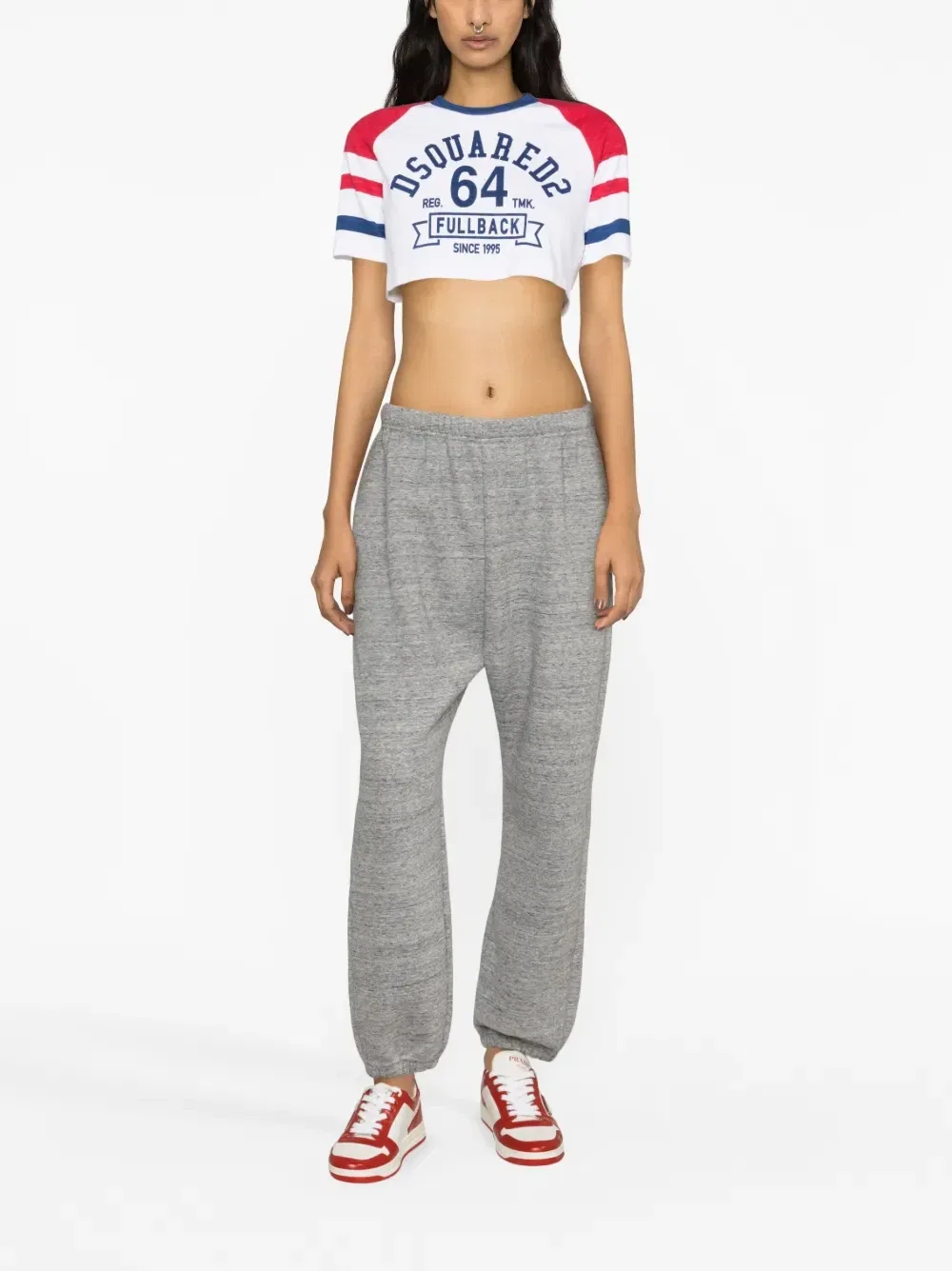 Спортивные брюки с логотипом Dsquared2, серый — фото 2