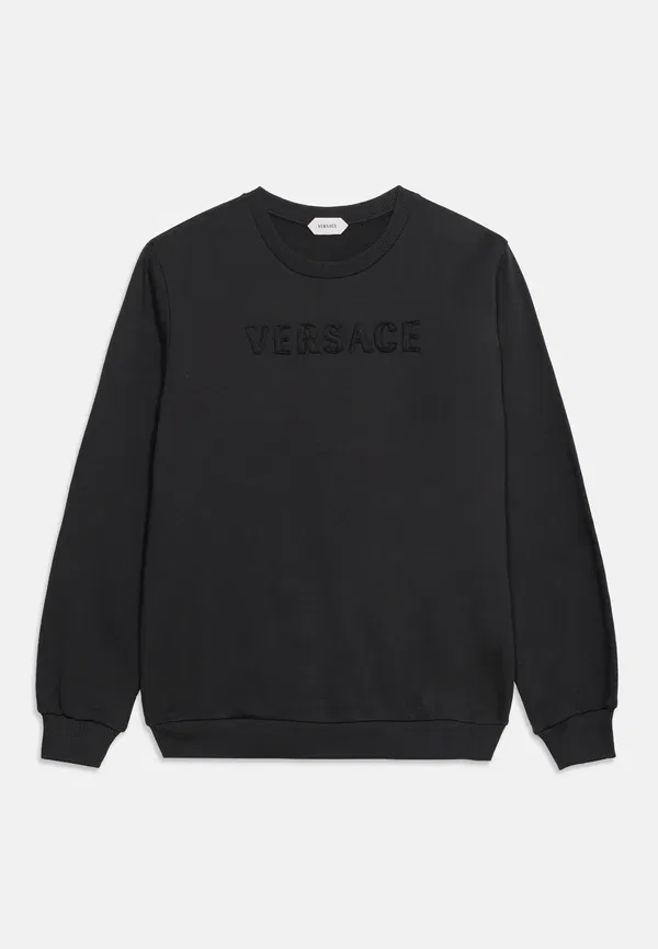Контурный логотип, унисекс - толстовка Versace, черный