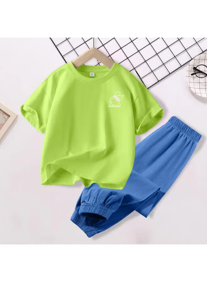 Jeanswest Комплект футболка с коротким рукавом и брюки с защитой от насекомых, мятно-зеленый — фото 2