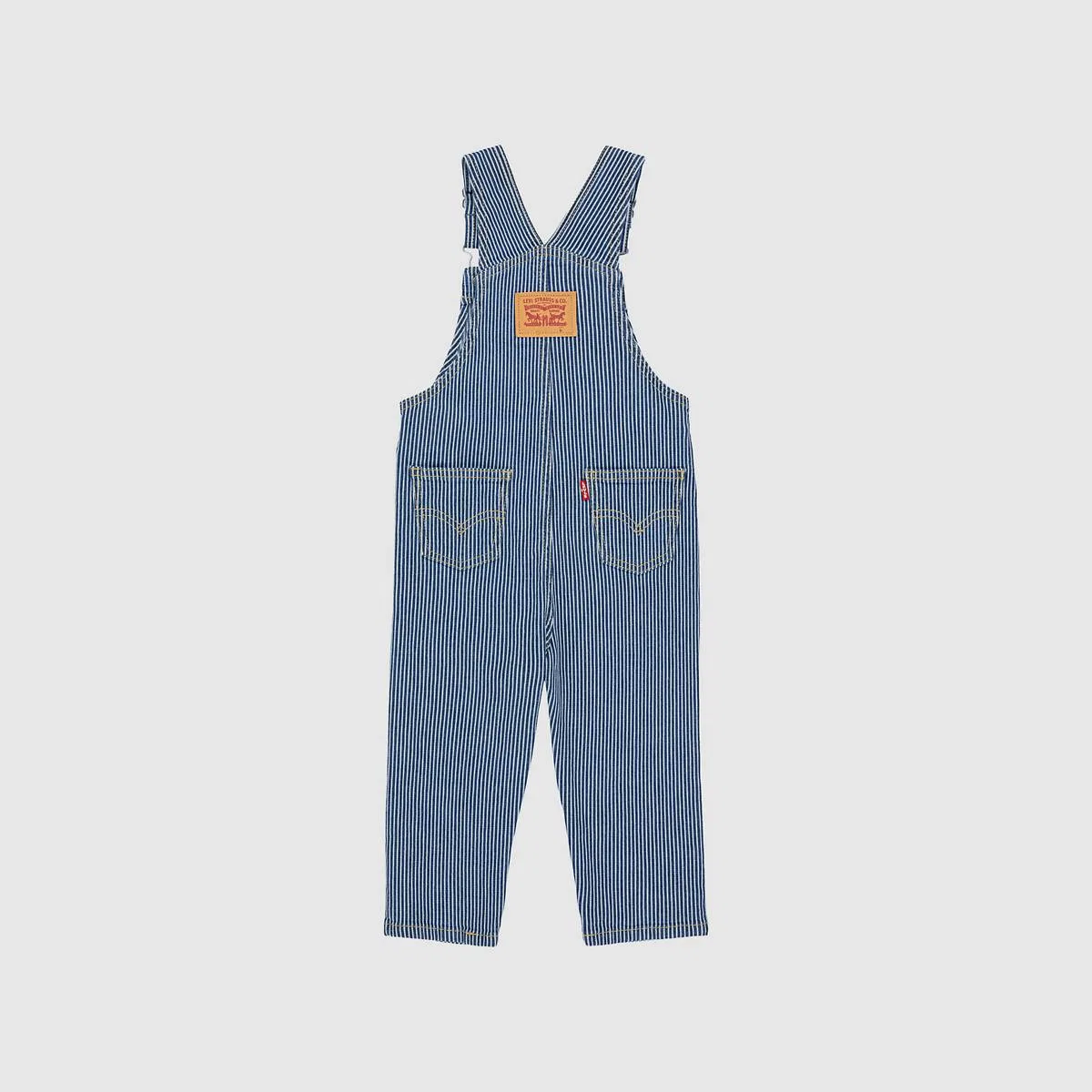 Комбинезон в полоску в железнодорожном стиле для малышей 2-4 лет Levi's, Yucatan - Blue — фото 2