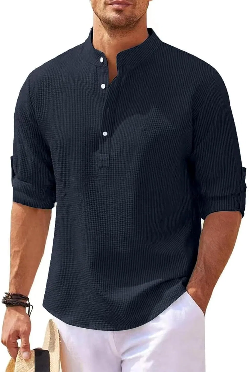 Мужская длинная футболка Performance Quick Dry, Navy Blue