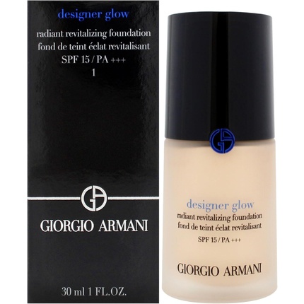 

Дизайнерская тональная основа Glow Radiant Revitalizing Foundation SPF 15 для женщин 1 унция Giorgio Armani