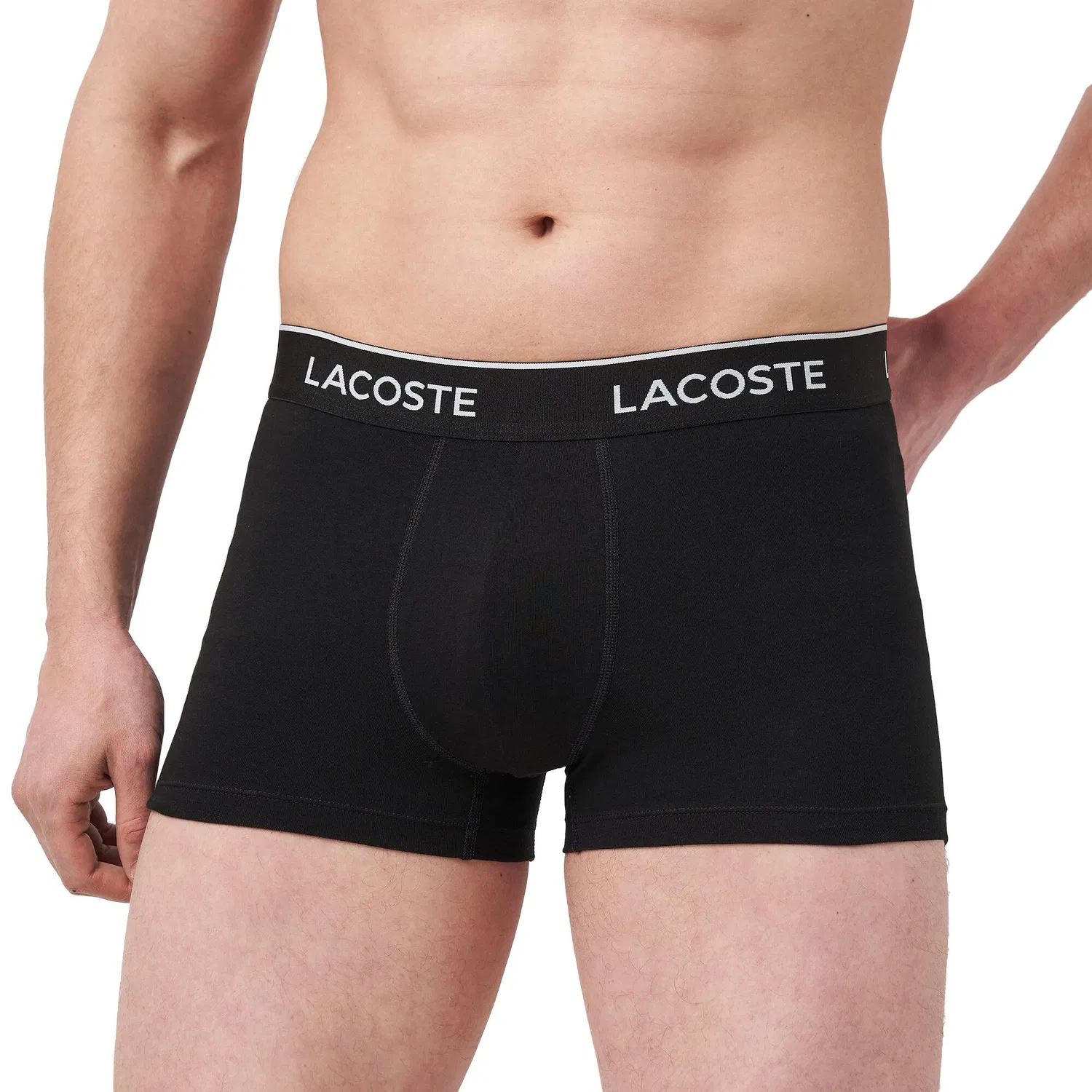 Мужские боксеры Lacoste, Цвет Schwarz — фото 2
