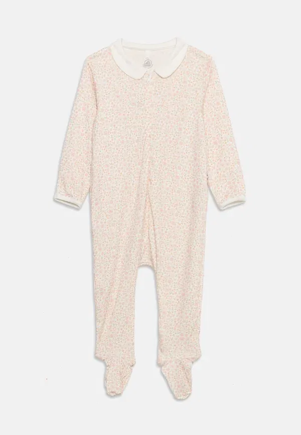 Пижама с цветочным принтом Couche dors bien zippe cote Petit Bateau, Marshmallow, Multi-coloured, мультиколор