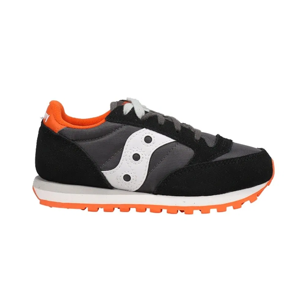 Детские кроссовки для мальчиков с замшевым и текстильным верхом Saucony, Black — фото 2