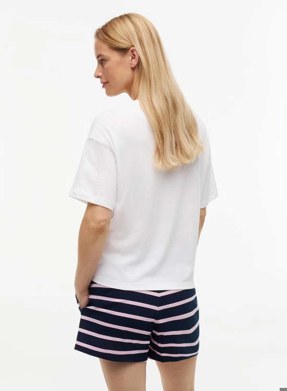 Футболка для пижамы свободного кроя Tommy Hilfiger, белый — фото 3