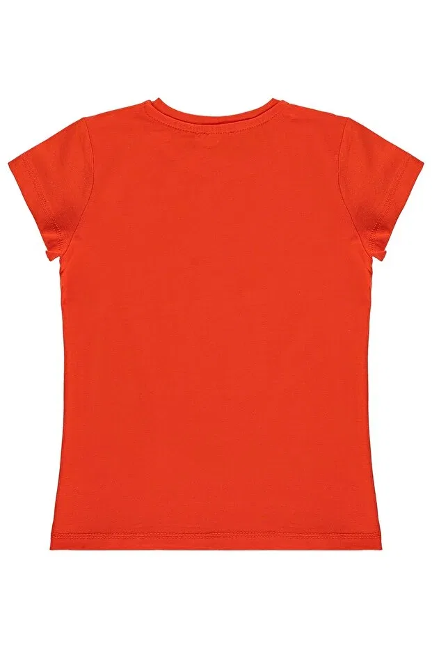 Детская футболка для девочек с принтом Civil Girls, Dark Orange — фото 2