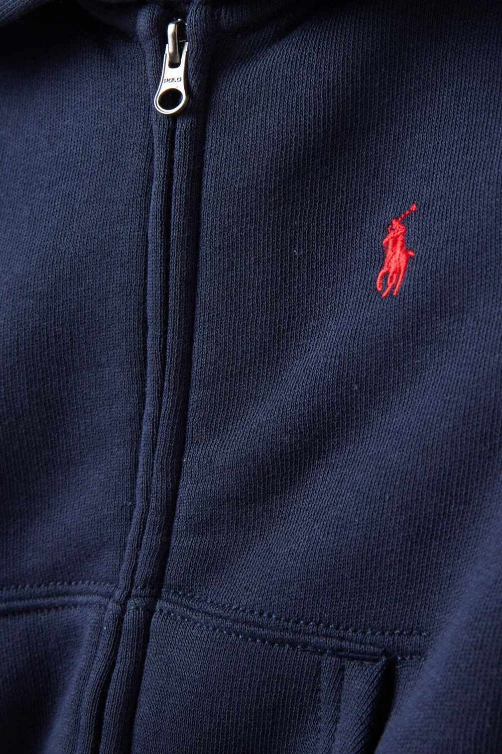 Худи на молнии с логотипом хлопковое Polo Ralph Lauren — фото 3
