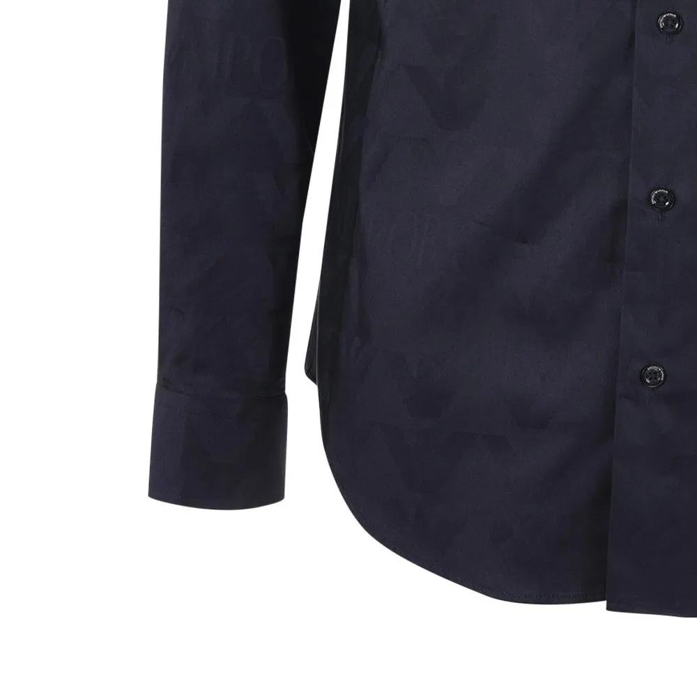 Мужская рубашка Emporio Armani, Black — фото 4