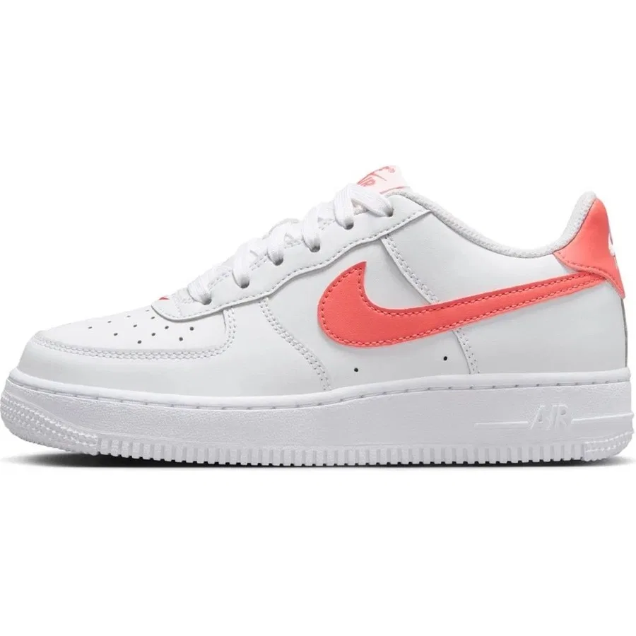 Кроссовки повседневные с кожаным верхом Air Force 1 Nike, Бело-желтый