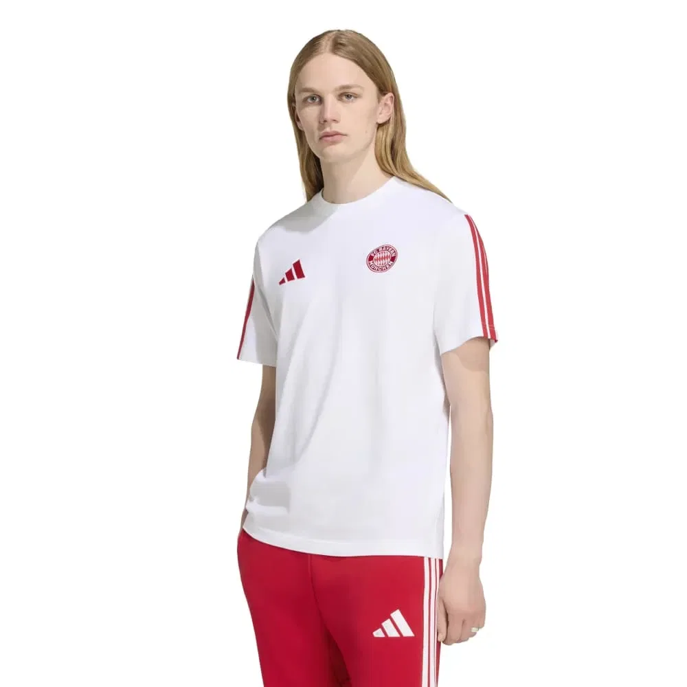 Мужская футболка с коротким рукавом FC Bayern Munich DNA Adidas, White