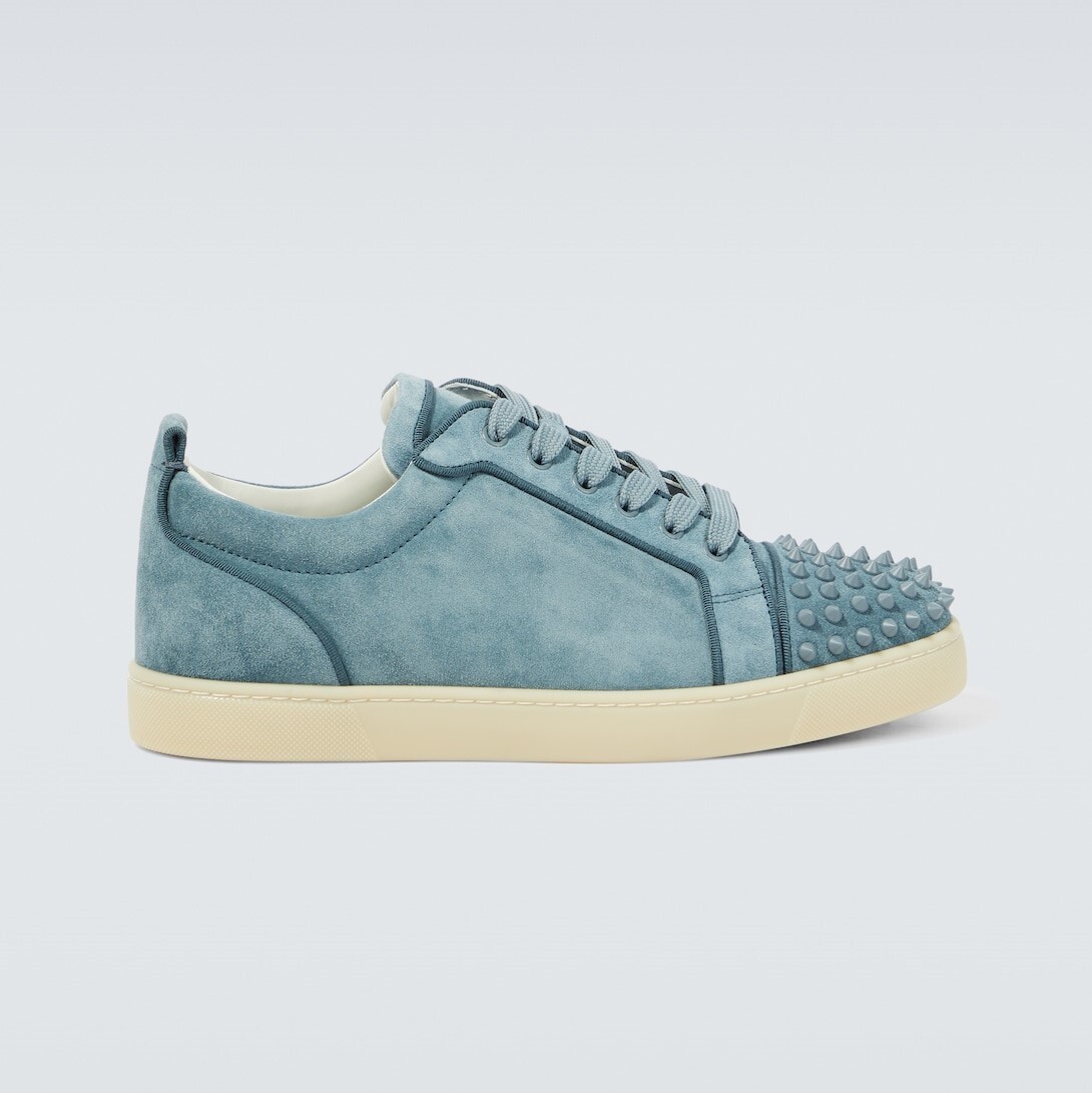 

Кроссовки Christian Louboutin Louis Junior Spikes, голубой, Синий, Кроссовки Christian Louboutin Louis Junior Spikes, голубой
