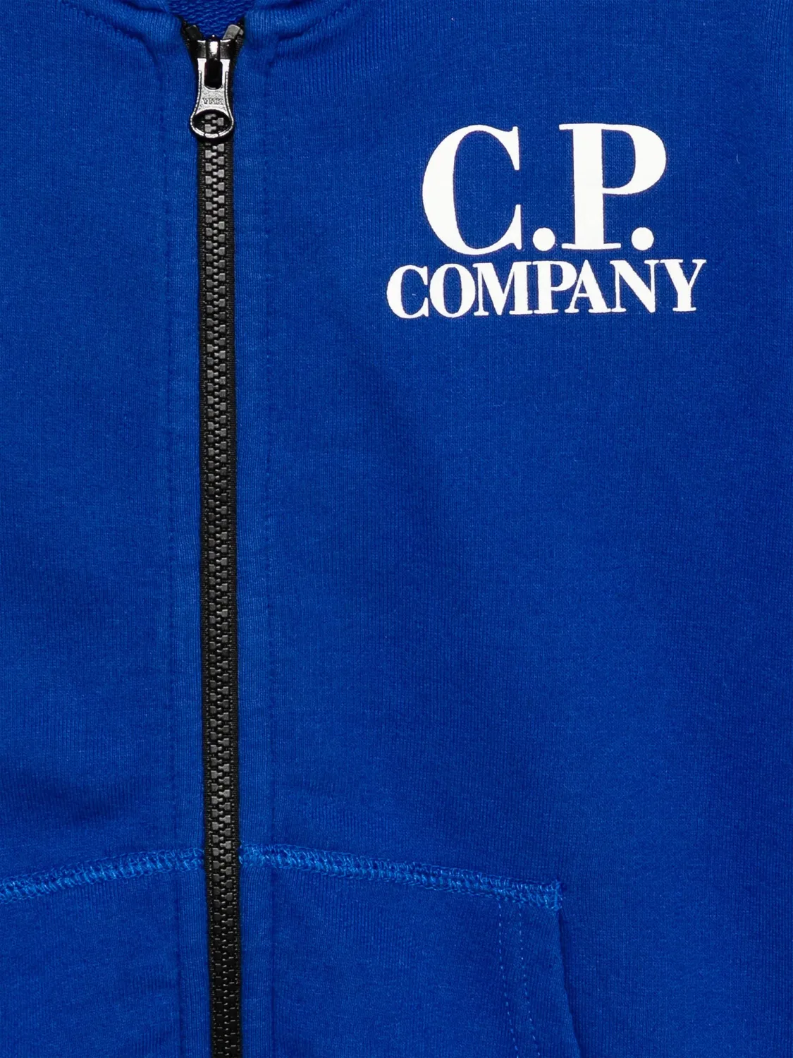 Худи с деталями очков C.P. Company, темно-синий — фото 2