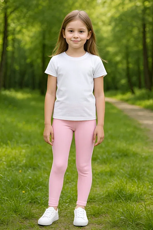 Детские леггинсы для девочек без швов Doremi, Pink