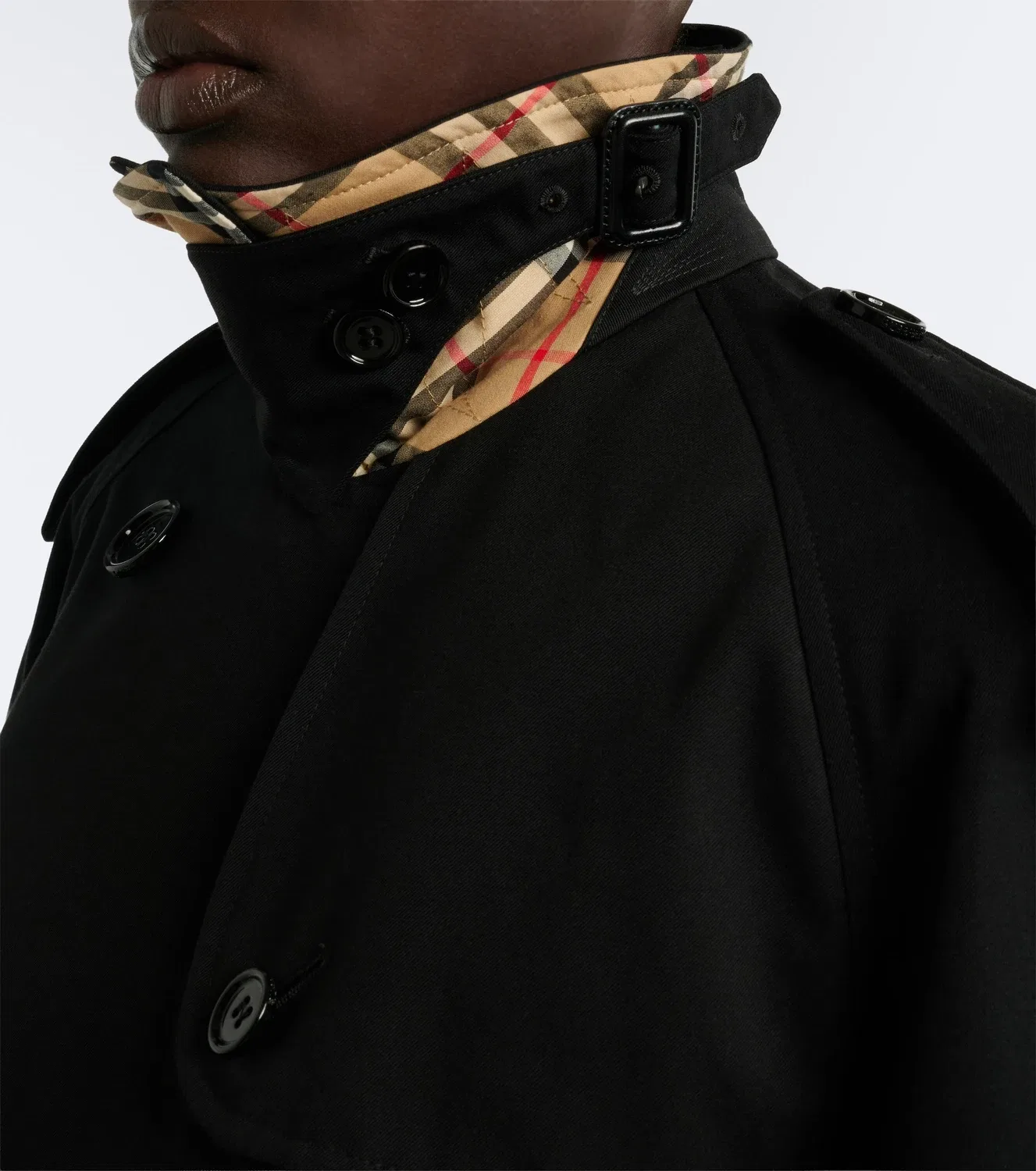 Тренч из хлопкового габардина Burberry, черный — фото 3