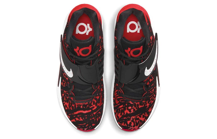 Кроссовки Nike KD 14, красный/черный — фото 4