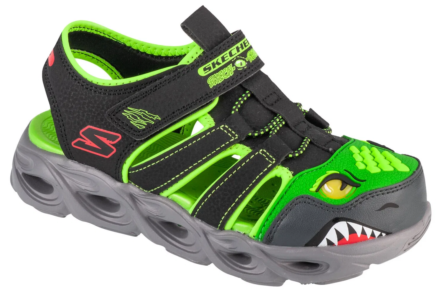 Детские сандалии для мальчиков с технологией Lightweight Skechers, Черный