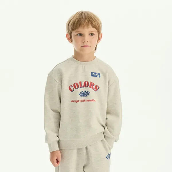 Свитшот, Benettonkids, разноцветный
