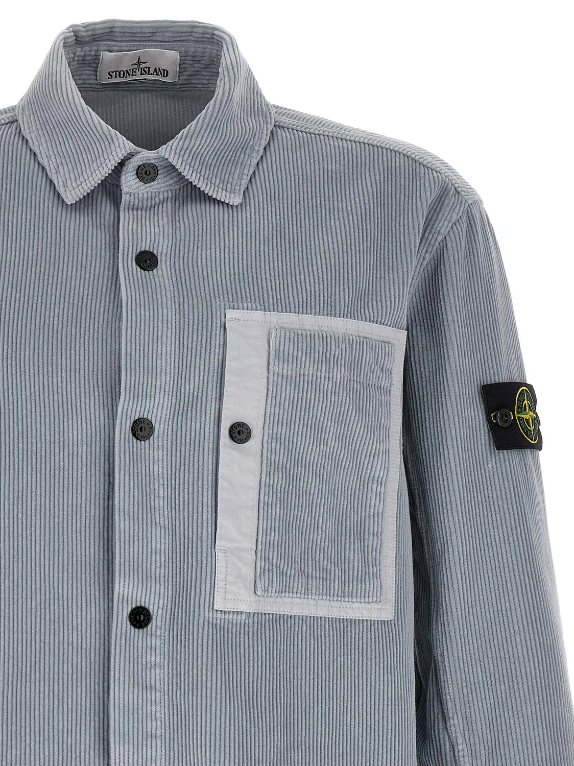 Рубашка-куртка Stone Island, серый — фото 3