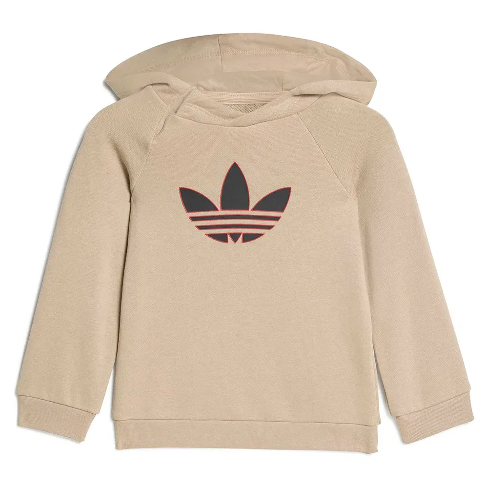 Толстовка с принтом Adidas Originals, бежевый — фото 2