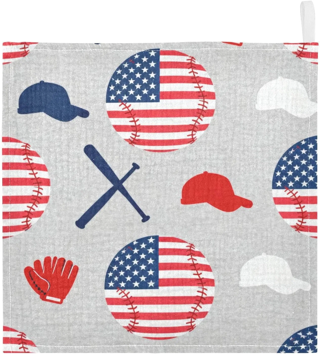 Мочалки муслиновые для детей 5 шт, 30x30 см, GuoChe, Baseballmützen und Handschuhe